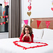 Hartjes Hangdecoratie 85cm 3st Hartjes Hangdecoratie 85cm 3st