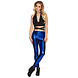 Blauwe Legging Metallic Blauwe Legging Metallic