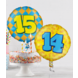 Helium Ballon 7 Jaar Gekleurd Leeg 46cm Helium Ballon 7 Jaar Gekleurd Leeg 46cm
