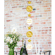 Hangdecoratie 40 Jaar Goud Wit 20,5cm Hangdecoratie 40 Jaar Goud Wit 20,5cm