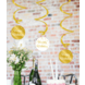 Hangdecoratie 40 Jaar Happy Birthday 17cm 3st Hangdecoratie 40 Jaar Happy Birthday 17cm 3st