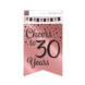 Banner 30 Jaar Roze Zwart 6m Banner 30 Jaar Roze Zwart 6m