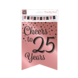 Banner 25 Jaar Roze Zwart 6m Banner 25 Jaar Roze Zwart 6m