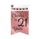Banner 21 Jaar Roze Zwart 6m Banner 21 Jaar Roze Zwart 6m