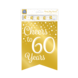 Banner 60 Jaar Goud Wit 6m Banner 60 Jaar Goud Wit 6m