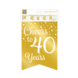 Banner 40 Jaar Goud Wit 6m Banner 40 Jaar Goud Wit 6m