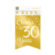 Banner 30 Jaar Goud Wit 6m Banner 30 Jaar Goud Wit 6m