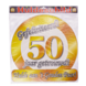 Deurbord 50 Jaar Getrouwd 50cm Deurbord 50 Jaar Getrouwd 50cm