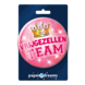 Button Vrijgezellen Team Vrouw 10,2cm Button Vrijgezellen Team Vrouw 10,2cm