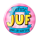 Button Liefste Juf van de Wereld 10,2cm Button Liefste Juf van de Wereld 10,2cm