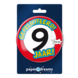Button 9 jaar Verkeersbord 10,2cm Button 9 jaar Verkeersbord 10,2cm