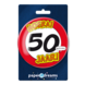 Button 50 jaar Verkeersbord 10,2cm Button 50 jaar Verkeersbord 10,2cm