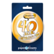Button 40 jaar Getrouwd 10,2cm Button 40 jaar Getrouwd 10,2cm