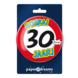 Button 30 jaar Verkeersbord 10,2cm Button 30 jaar Verkeersbord 10,2cm