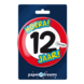 Button 12 Jaar Verkeersbord 10,2cm Button 12 Jaar Verkeersbord 10,2cm