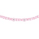 Geboorte Letterslinger Hoera Een Meisje 1,85m Geboorte Letterslinger Hoera Een Meisje 1,85m