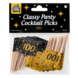 Cocktailprikkers 100 Jaar 6,5cm 50st Cocktailprikkers 100 Jaar 6,5cm 50st