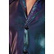 Disco Blouse Metallic Paars Blauw Disco Blouse Metallic Paars Blauw