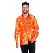 Disco Blouse Ruches Donkeroranje Disco Blouse Ruches Donkeroranje