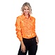 Disco Blouse Ruches Oranje Disco Blouse Ruches Oranje