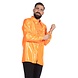 Disco Blouse Ruches Oranje Disco Blouse Ruches Oranje
