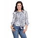 Disco Blouse Ruches Zilver Disco Blouse Ruches Zilver