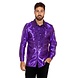Disco Blouse Ruches Paars Disco Blouse Ruches Paars