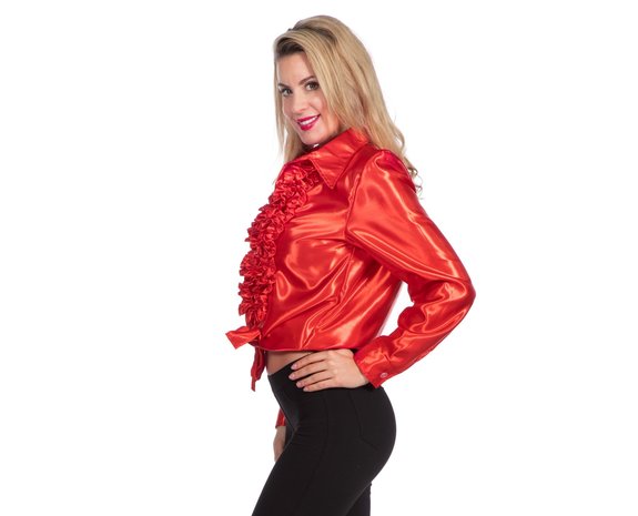 blouse rood dames