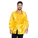 Disco Blouse Ruches Geel Disco Blouse Ruches Geel