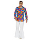Disco Shirt Jaren 70 Gekleurd Disco Shirt Jaren 70 Gekleurd