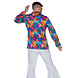 Disco Shirt Jaren 70 Gekleurd Disco Shirt Jaren 70 Gekleurd