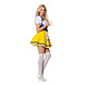 Dirndl Jurk Oktoberfest Geel Blauw Dirndl Jurk Oktoberfest Geel Blauw