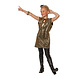 Glitter Jurkje Goud Meisje Glitter Jurkje Goud Meisje
