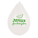 Ballonnen Fruit Joyeux Anniversaire Dubbelzijdig 25cm 6st Ballonnen Fruit Joyeux Anniversaire Dubbelzijdig 25cm 6st