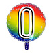 Helium Ballon 0 Jaar 45cm Helium Ballon 0 Jaar 45cm