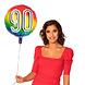 90 Jaar Helium Ballon 45cm 90 Jaar Helium Ballon 45cm