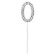 0 Jaar Taarttopper Diamant 10,5cm 0 Jaar Taarttopper Diamant 10,5cm