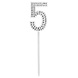 5 Jaar Taarttopper Diamant 10,5cm 5 Jaar Taarttopper Diamant 10,5cm