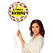 Happy Birthday Helium Ballon Fruit Dubbelzijdig 45cm Happy Birthday Helium Ballon Fruit Dubbelzijdig 45cm