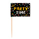 Cocktailprikkers Party Time 7cm 24st Cocktailprikkers Party Time 7cm 24st