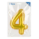 Gouden 4 Jaar Stickers Folieballon 20cm Gouden 4 Jaar Stickers Folieballon 20cm