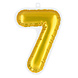 Gouden 7 Jaar Stickers Folieballon 20cm Gouden 7 Jaar Stickers Folieballon 20cm