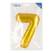Gouden 7 Jaar Stickers Folieballon 20cm Gouden 7 Jaar Stickers Folieballon 20cm