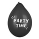 Ballonnen Party Time Dubbelzijdig 25cm Ballonnen Party Time Dubbelzijdig 25cm