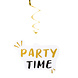 Hangdecoratie Party Time Dubbelzijdig 85cm Hangdecoratie Party Time Dubbelzijdig 85cm