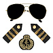Accessoireset Kapitein 3-delig Accessoireset Kapitein 3-delig
