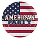 Borden American Party Papier 23cm 10st Borden American Party Papier 23cm 10st