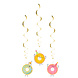 Donut Hangdecoratie 85cm 3st Donut Hangdecoratie 85cm 3st