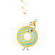 Donut Hangdecoratie 85cm 3st Donut Hangdecoratie 85cm 3st
