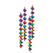 Regenboog Hangdecoratie Spiralen 60cm 4st Regenboog Hangdecoratie Spiralen 60cm 4st